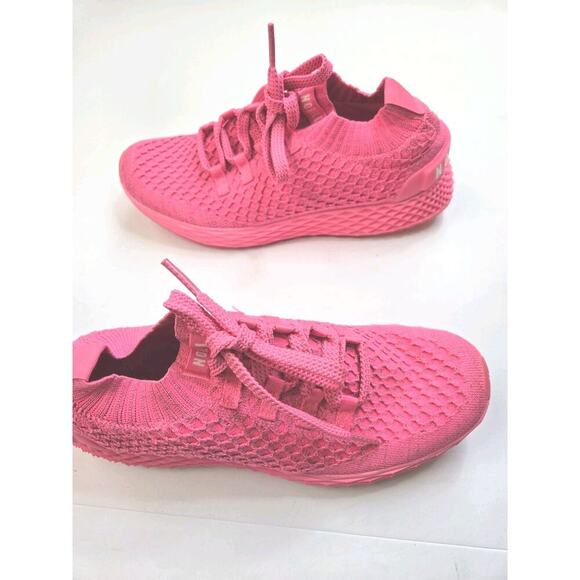 NOBULL Allday Knit Runner EUC Size Mens 7.5 Womens 9 Pink Athletic - Picture 3 of 13